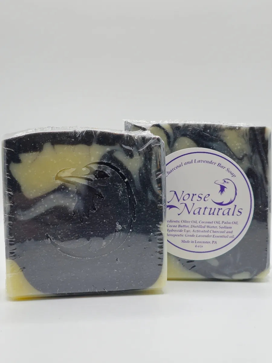 Charcoal and Lavender Bar Soap