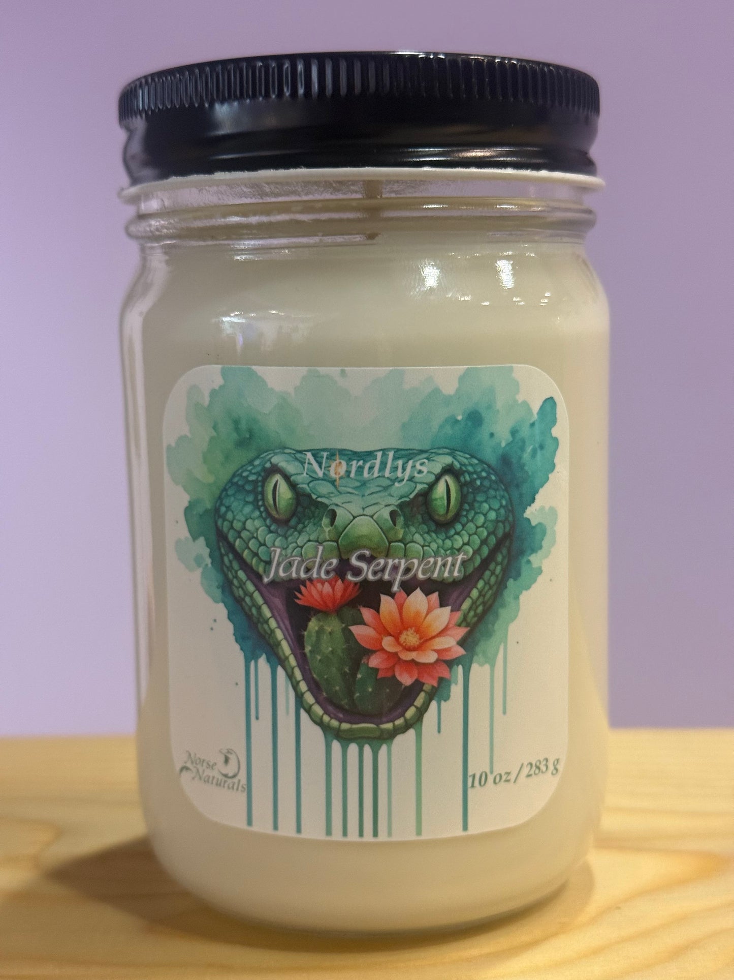 Jade Serpent Coconut/Soy Blended Candle