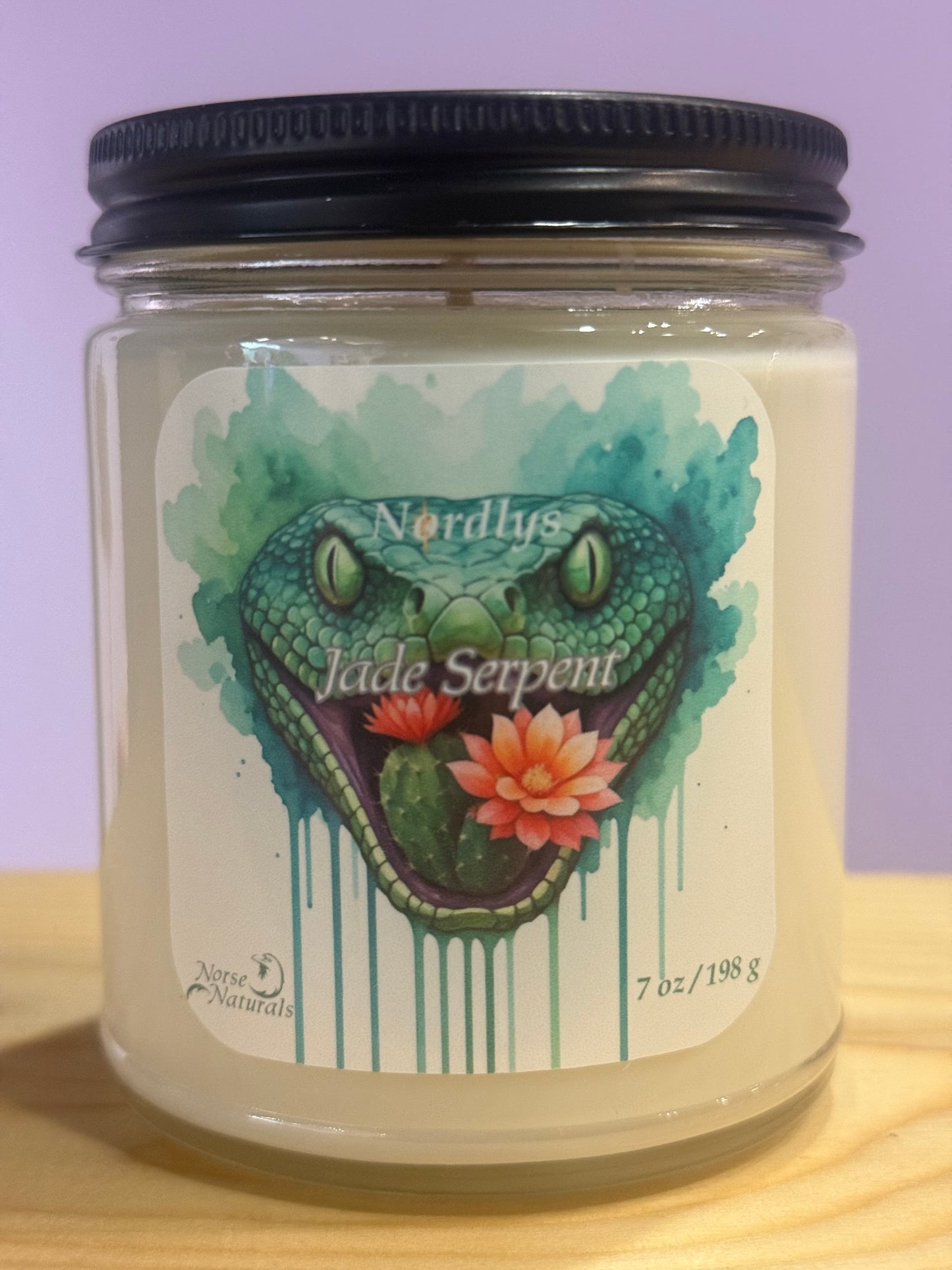 Jade Serpent Coconut/Soy Blended Candle