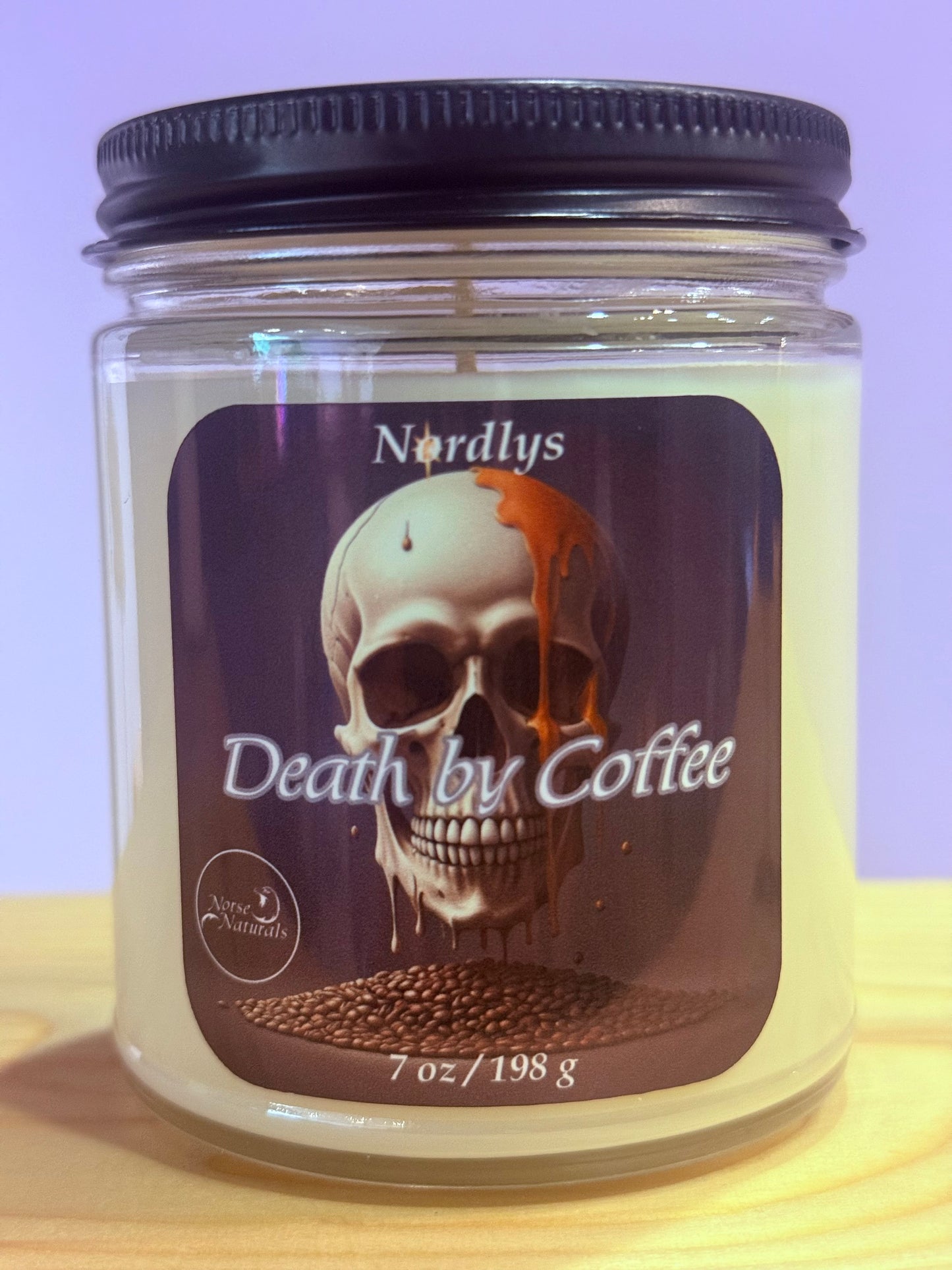 Death by Coffee Coconut/Soy Blended Candle