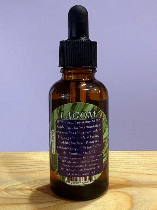 Lagom - All Natural Beard Oil - 1 oz