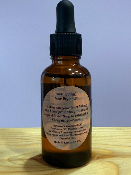 'nýtt upphaf - All Natural Beard Oil - 1 oz.