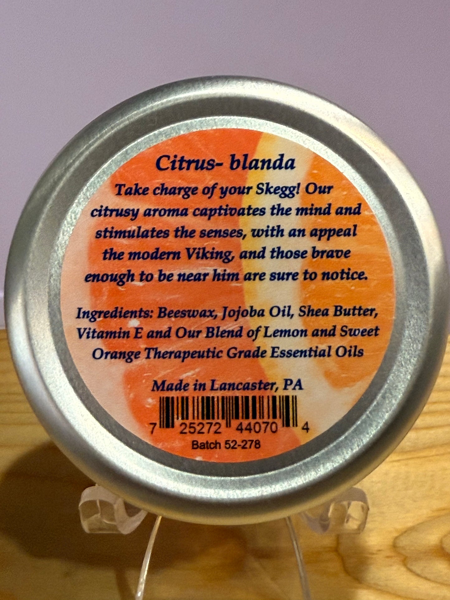 Citrus - blanda All Natural Beard Balm