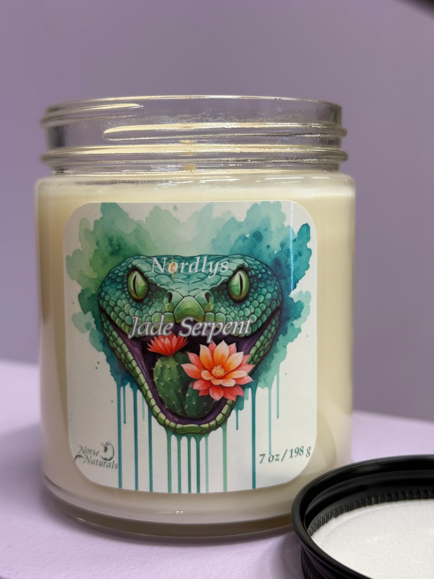 Jade Serpent Coconut/Soy Blended Candle