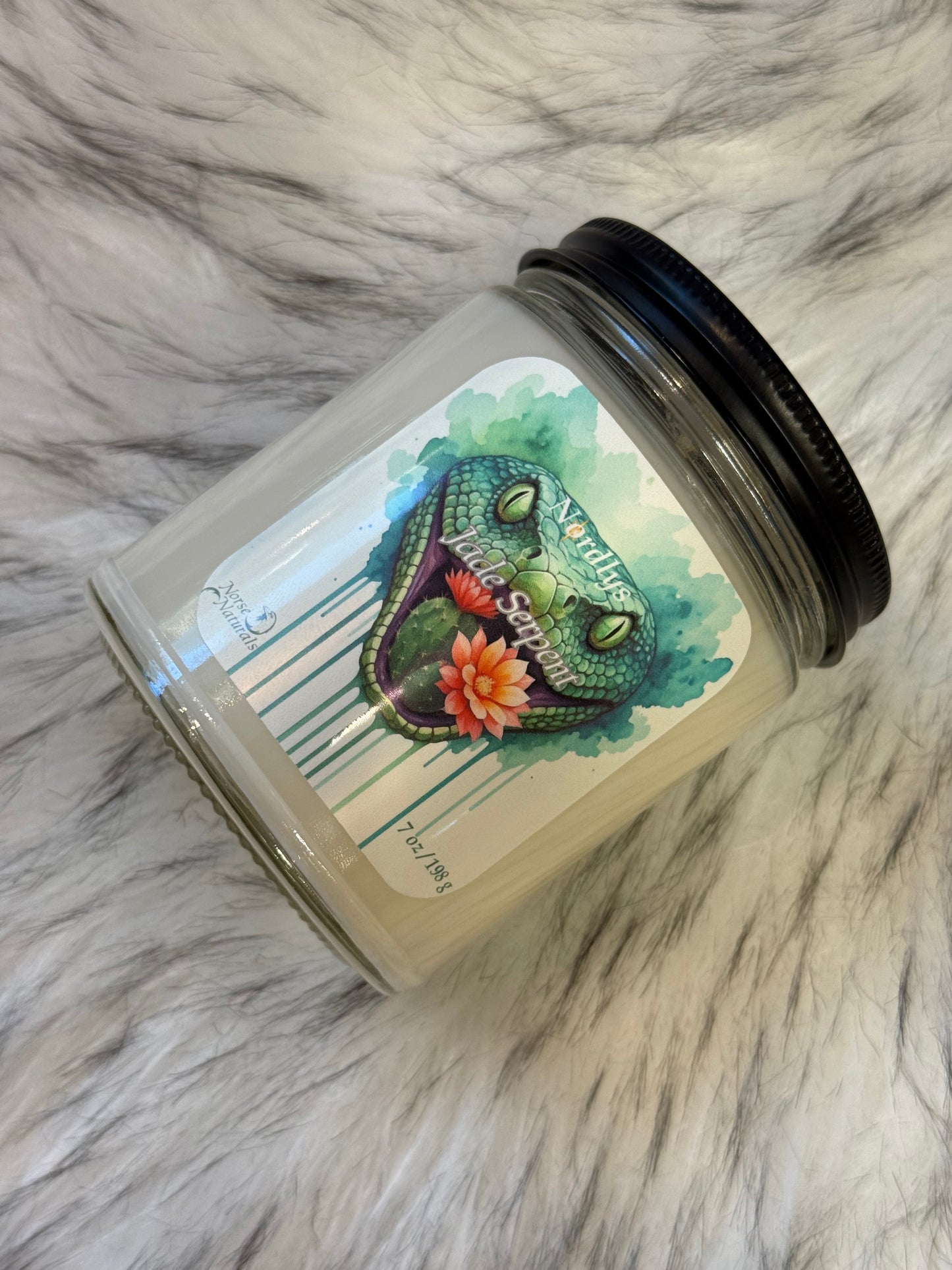 Jade Serpent Coconut/Soy Blended Candle