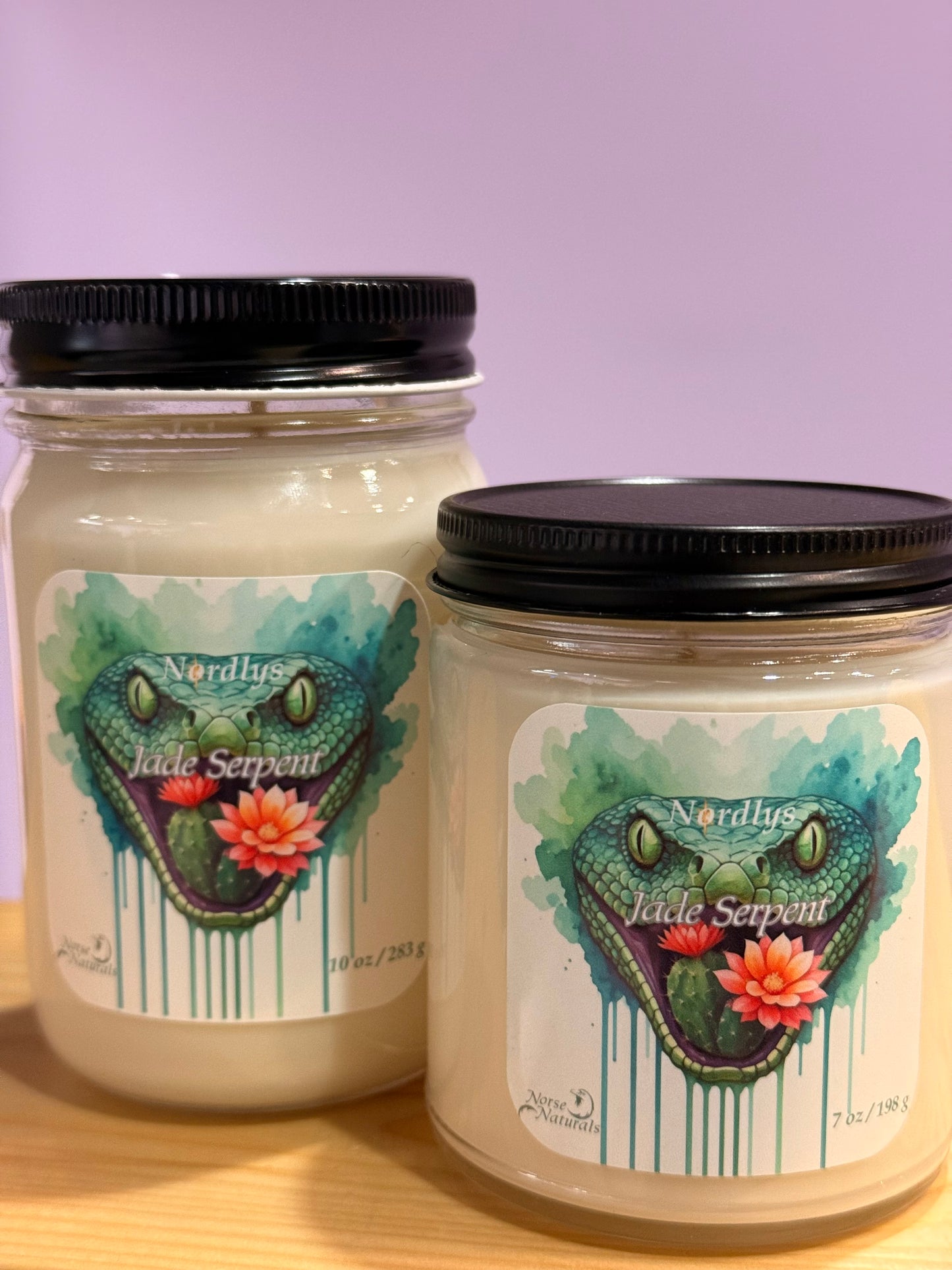 Jade Serpent Coconut/Soy Blended Candle