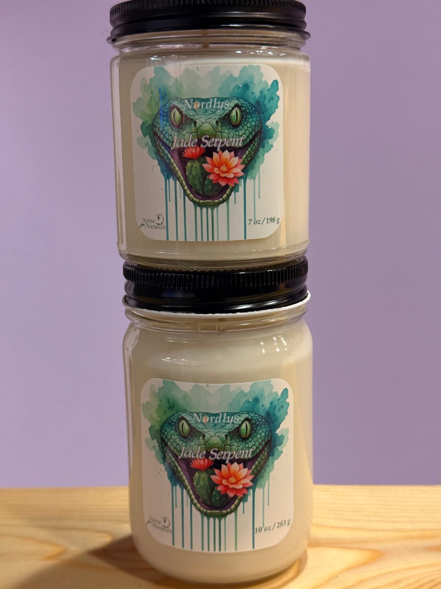 Jade Serpent Coconut/Soy Blended Candle