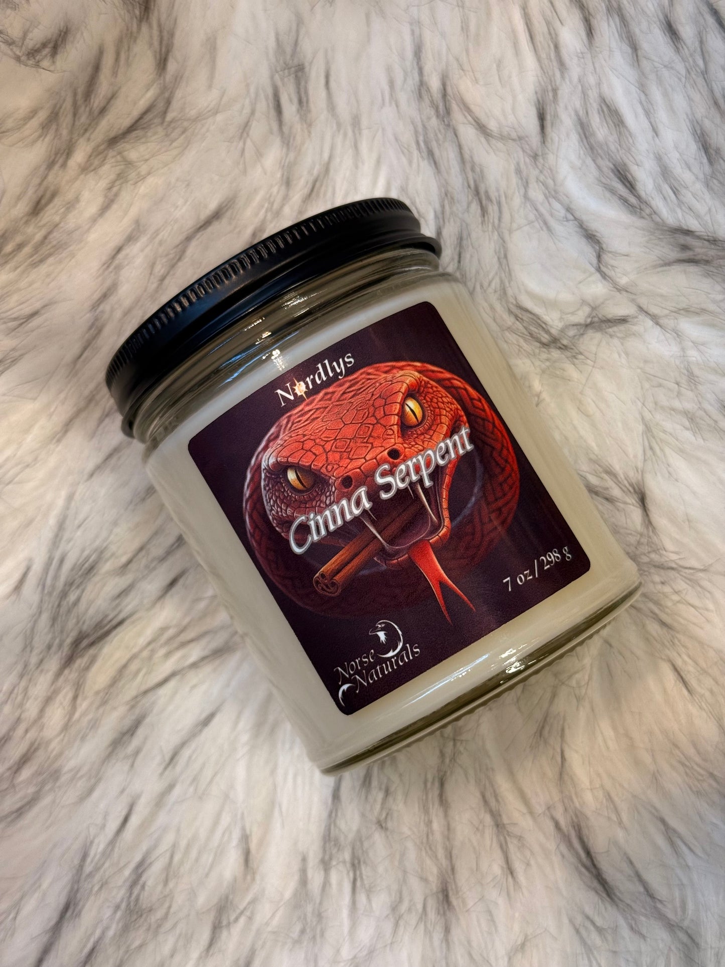 Cinna Serpent Coconut/Soy Blended Candle
