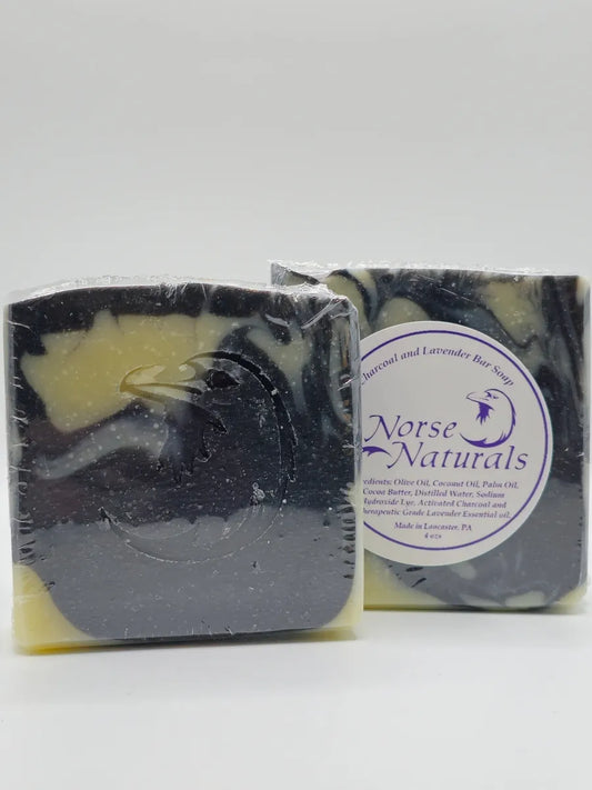 Charcoal and Lavender Bar Soap