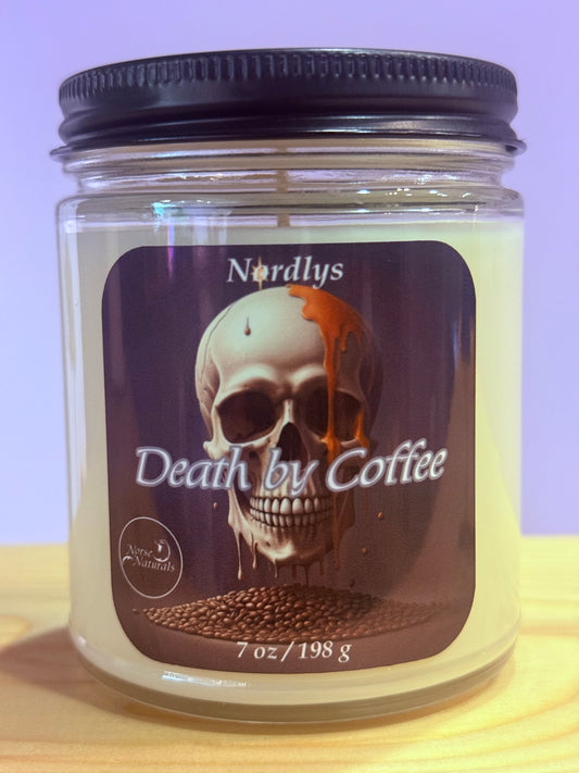 Death by Coffee Coconut/Soy Blended Candle